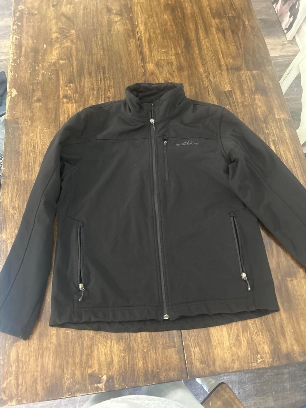 Eddie Bauer Black Lightweight Softshell Jacket